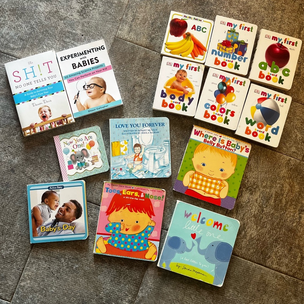 Expecting, baby and toddler books